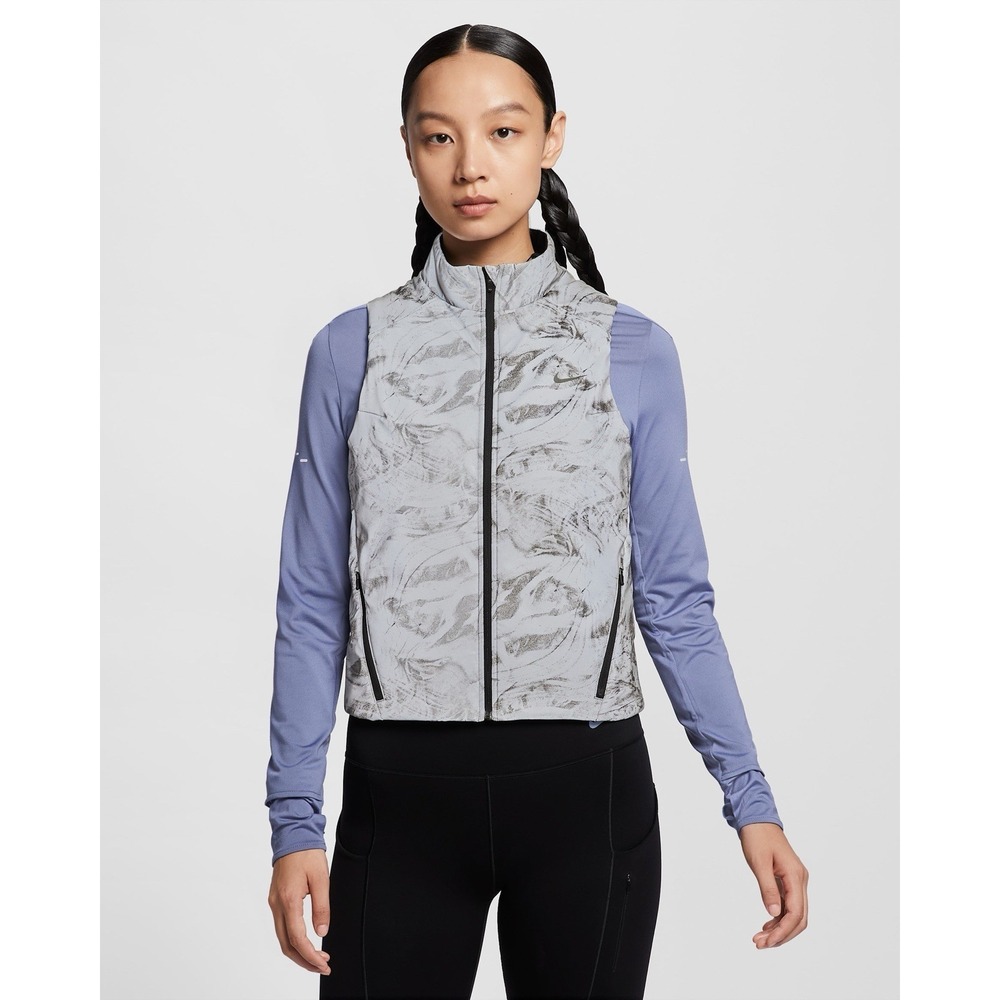 *NWT* Women's LARGE Nike Swift Therma-FIT ADV Reflective Running Vest HV2762-078
